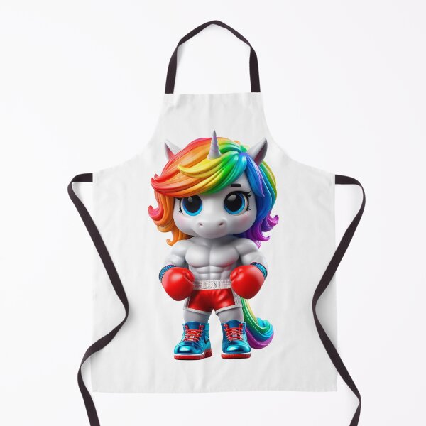 Item preview, Cute Rainbow Unicorn Boxer: Color and Magical Punches in Action No. 1 designed and sold by Nathalymx.