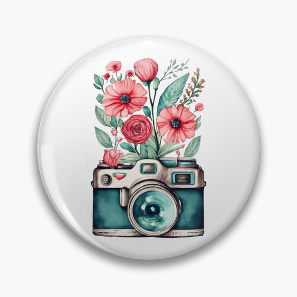 Item preview, Watercolor vintage camera designed and sold by PawelNature.