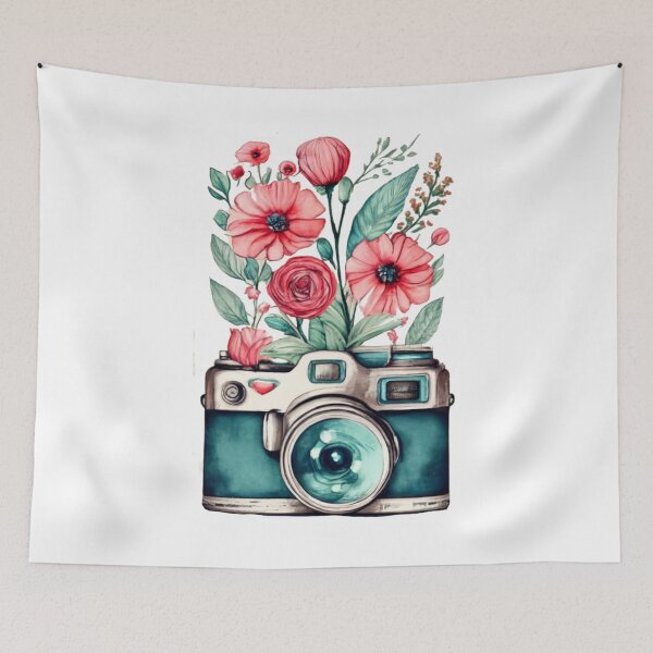 Item preview, Watercolor vintage camera designed and sold by PawelNature.