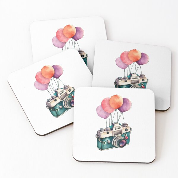 Item preview, Watercolor vintage camera designed and sold by PawelNature.