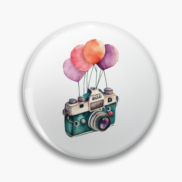 Item preview, Watercolor vintage camera designed and sold by PawelNature.
