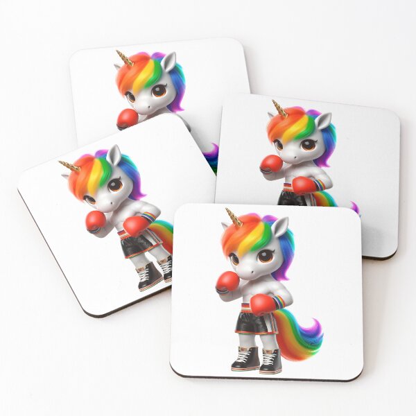 Item preview, by Cute Rainbow Unicorn Boxer: Color and Magical Punches in Action No. 3 designed and sold by Nathalymx.