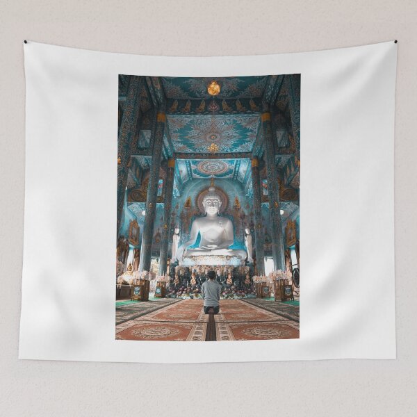 Item preview, Worshipping Buddha designed and sold by spiritualvibing.