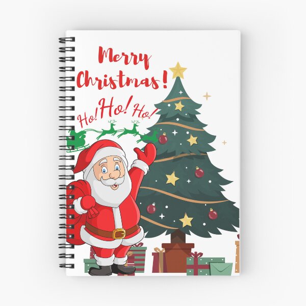 Item preview, Christmas design: Santa Claus and Christmas tree designed and sold by El Rincón Gatuno .