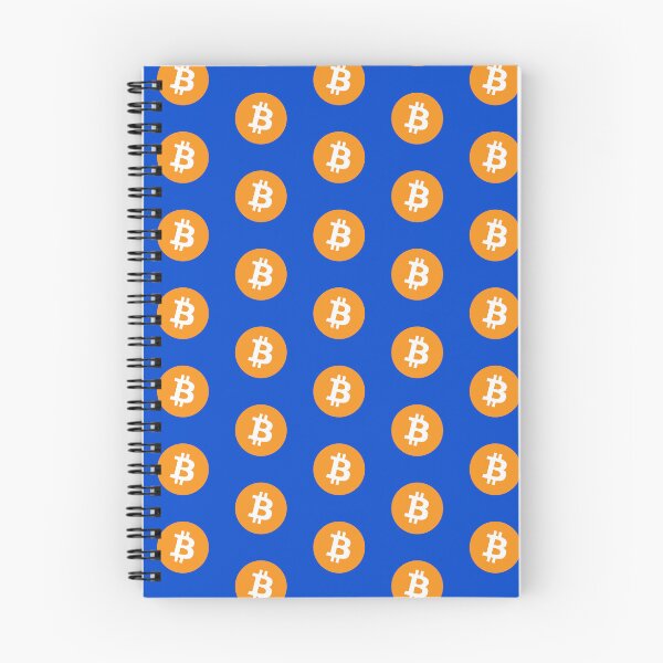 Item preview, Bitcoin Print (blue background) designed and sold by Calista Media.