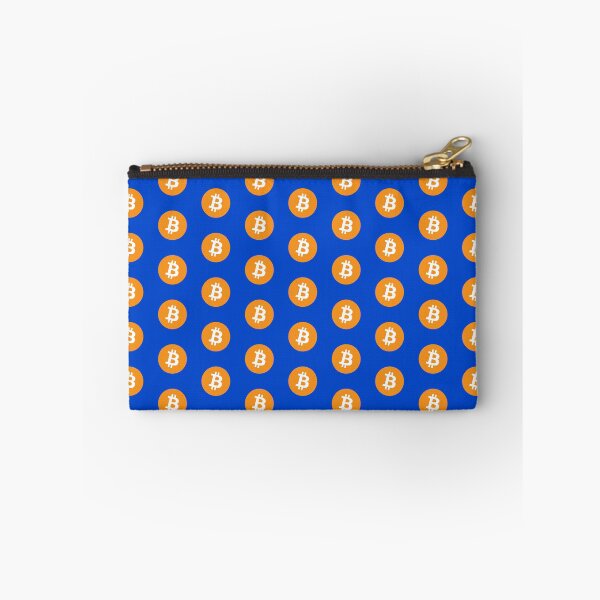 Item preview, Bitcoin Print (blue background) designed and sold by Calista Media.