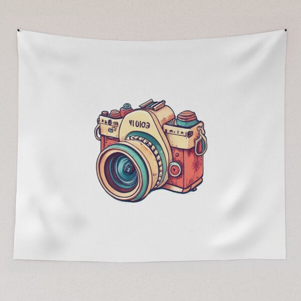 Item preview, Watercolor vintage camera designed and sold by PawelNature.