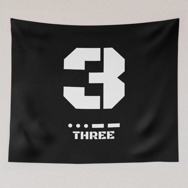 Item preview, Number 3(Three) Morse Code NATO Phonetic Alphabet designed and sold by AnnSign.