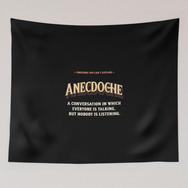 Item preview, Emotions Feelings You Cannot Explain Anecdoche designed and sold by StudioTVDinners.