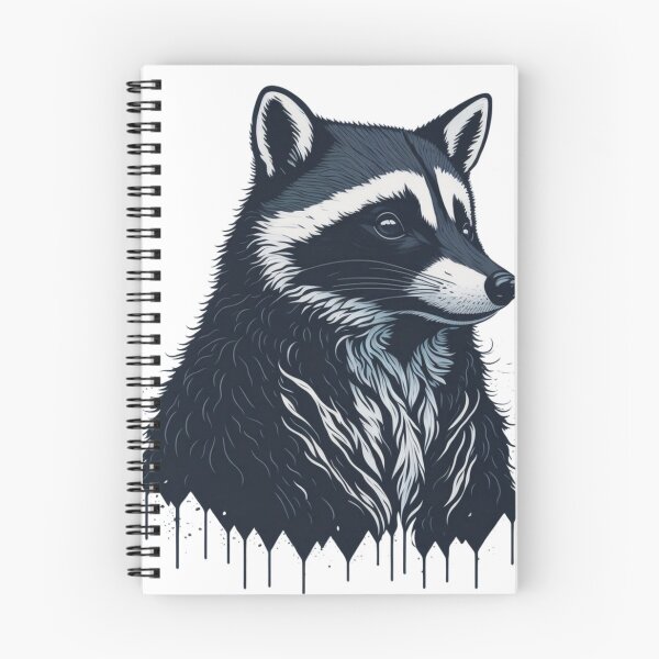 Item preview, Artistic Raccoon Vector: Instant Artwork designed and sold by El Rincón Gatuno .