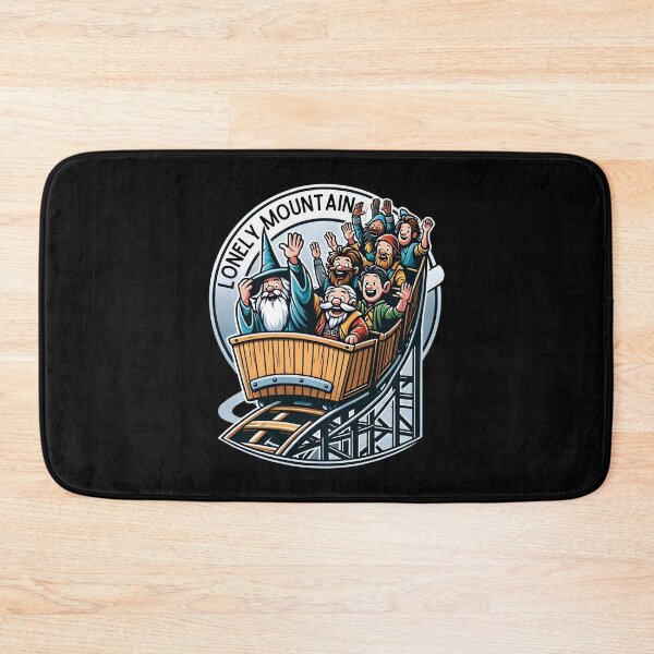 Item preview, Lonely Mountain Roller Coaster Ride - Funny Fantasy designed and sold by Fenay Designs.