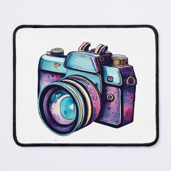 Item preview, Watercolor vintage camera designed and sold by PawelNature.
