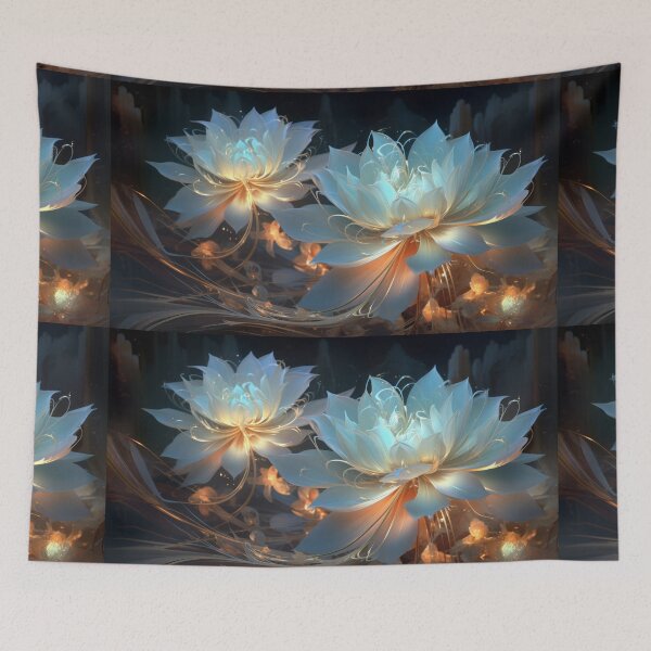 Item preview, Ethereal Pearl Flowers designed and sold by pinkal.