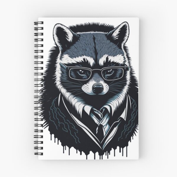 Item preview, Nature-Themed Raccoon Vector Graphic: Instant Art designed and sold by El Rincón Gatuno .