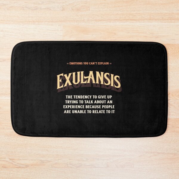 Item preview, Emotions Feelings You Cannot Explain Exulansis designed and sold by StudioTVDinners.
