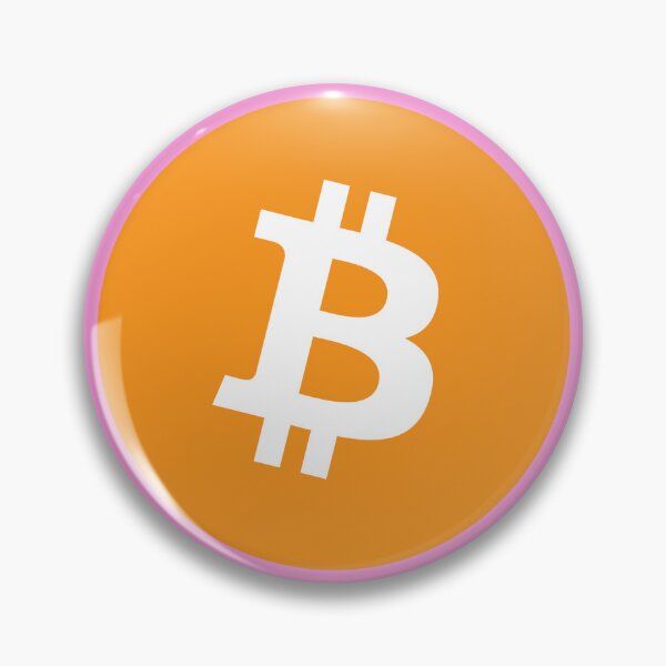 Item preview, Bitcoin Print (pink background) designed and sold by Calista Media.