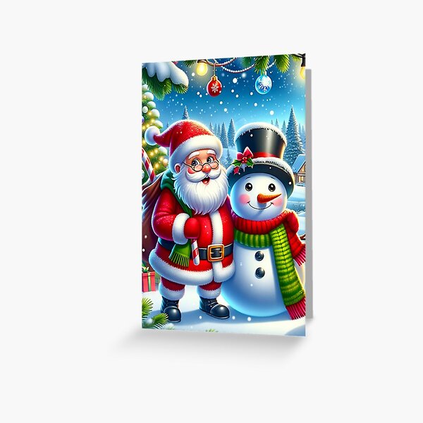 Item preview, Merry Christmas: Santa Unwraps Magical Gifts designed and sold by LIAMRIVIERART.