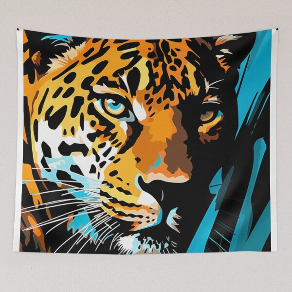 Item preview, Hunting Jungle Leopard Panther Pop Art designed and sold by TheWildFlix.