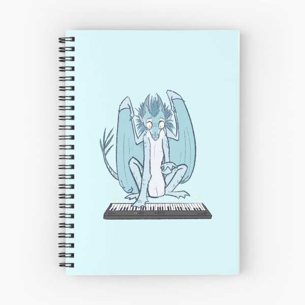 Item preview, winter the Icewing playing piano , wings of fire  designed and sold by Aloe Wing.