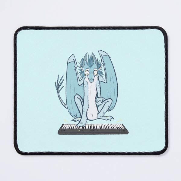 Item preview, winter the Icewing playing piano , wings of fire  designed and sold by Aloe Wing.