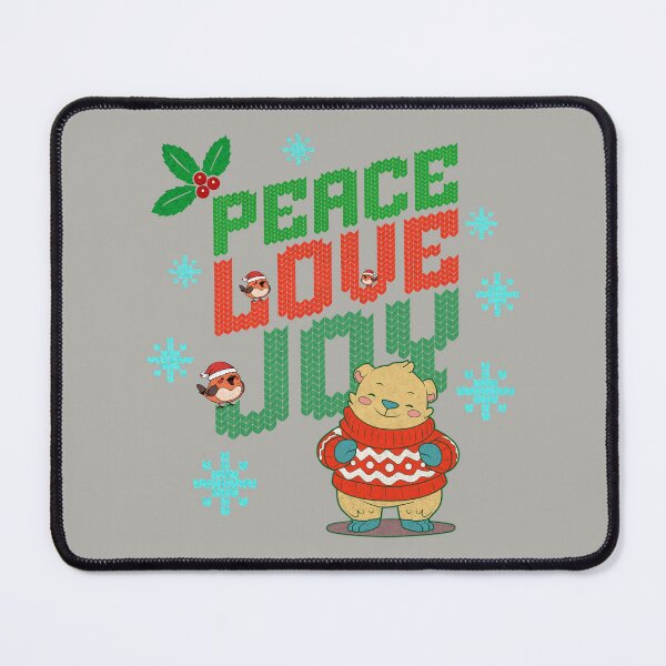 Item preview, Peace, Love, Joy, Little Bear and three little Birds designed and sold by AychtuoImages.