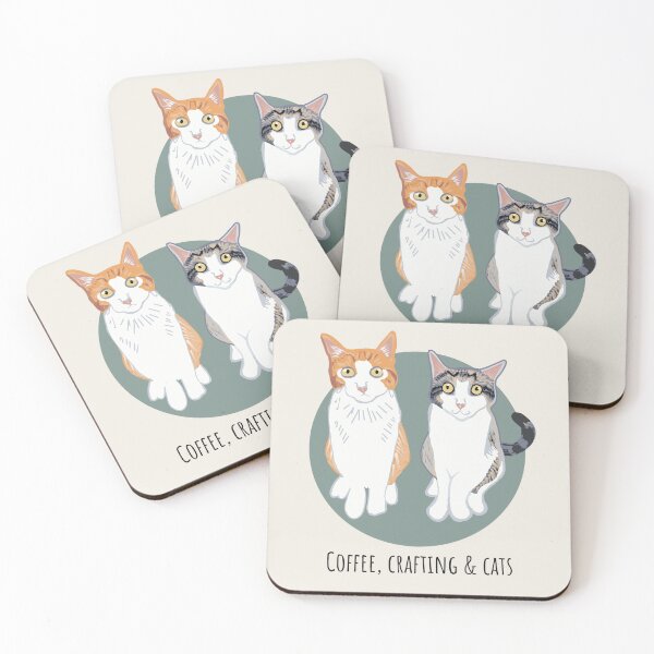 Item preview, Coffee, Crafting and Cats designed and sold by Janpaints22.