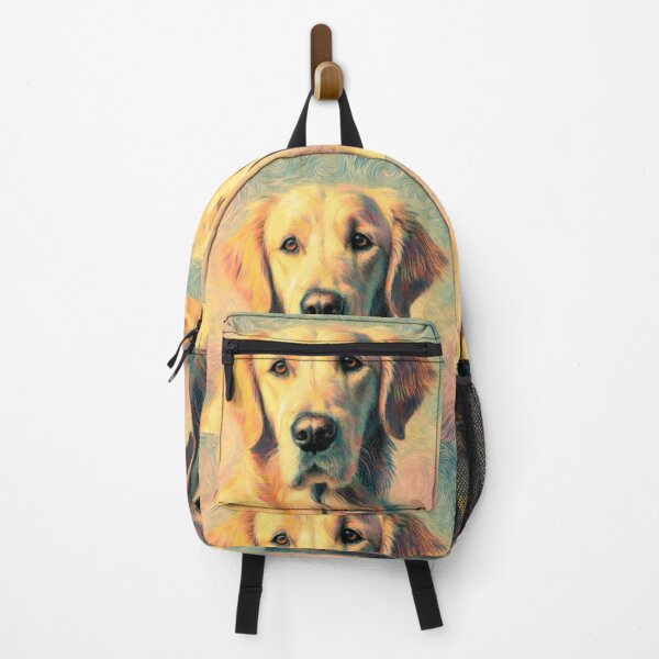 Item preview, Puppy Eyes - Golden Retriever in Van Gogh Style, Labrador Retriever designed and sold by Star-Fragment.