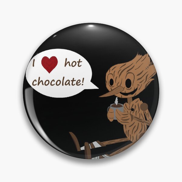 Item preview, Guillermo Del Toro Pinocchio (with a warm cup of cocoa) (little painted heart) designed and sold by Soulfate.