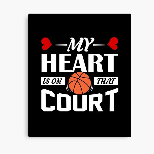 Basketball Heart Divertido Regalo de Jugador de Baloncesto