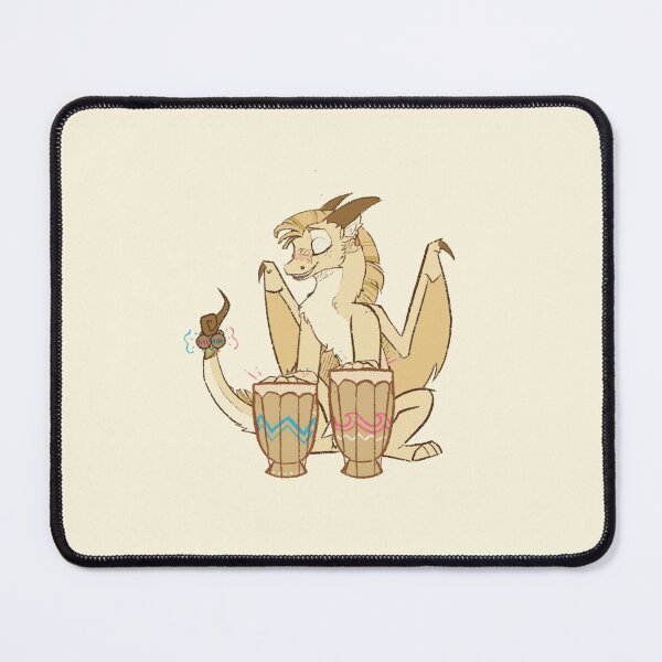 Item preview, Qibli the sandwing playing drums , wings of fire  designed and sold by Aloe Wing.