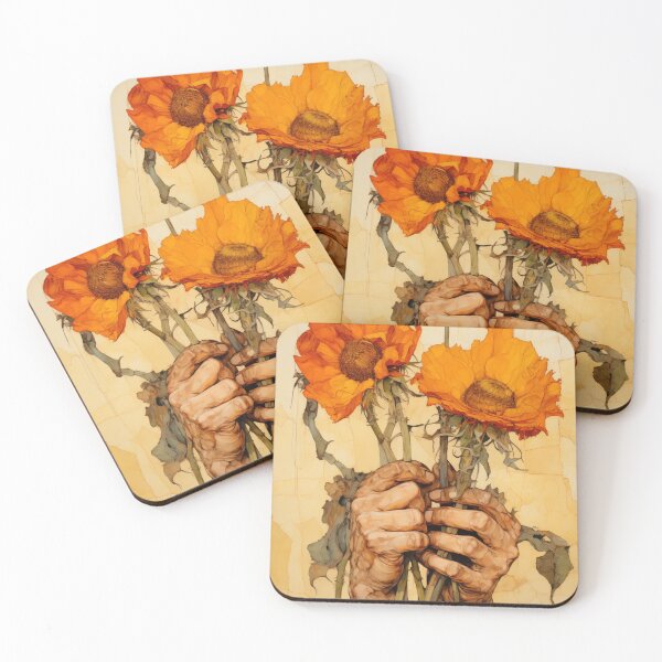 Item preview, Sunflowers being Held designed and sold by NeuroBrush.