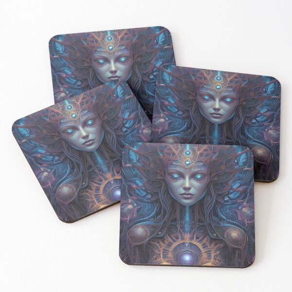 Item preview, Cyber woman - Giger inspired Digital artwork designed and sold by Singion.