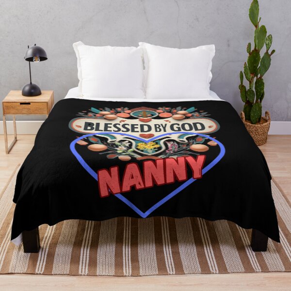 Item preview, BLESSED BY GOD NANNY designed and sold by carlos crane.