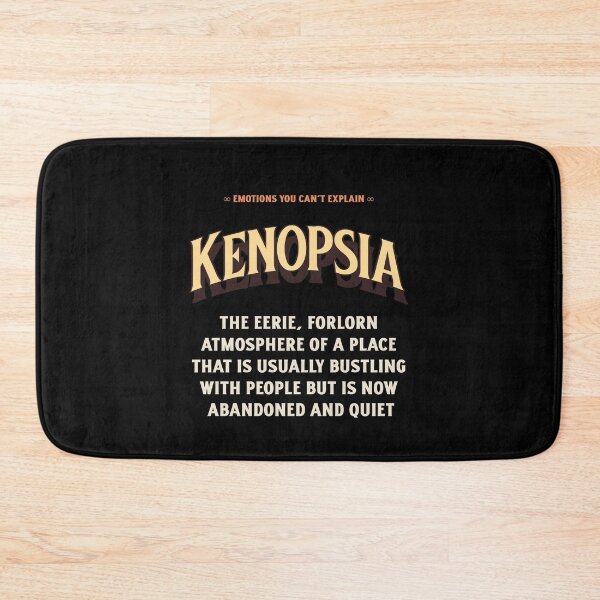 Item preview, Emotions Feelings You Cannot Explain Kenopsia  designed and sold by StudioTVDinners.