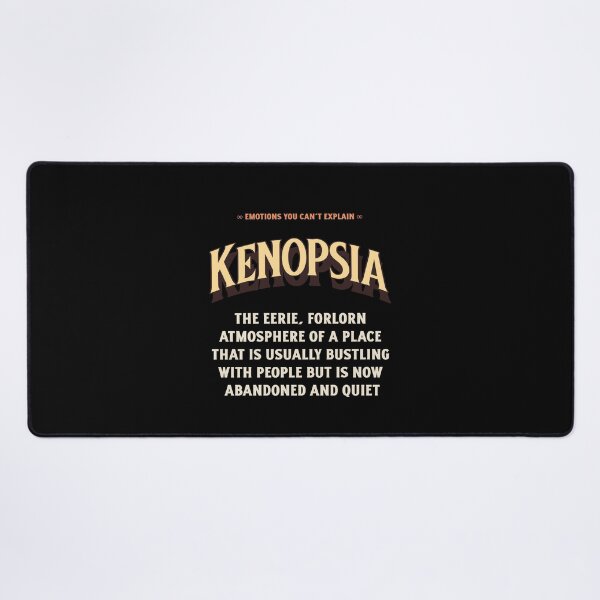 Item preview, Emotions Feelings You Cannot Explain Kenopsia  designed and sold by StudioTVDinners.