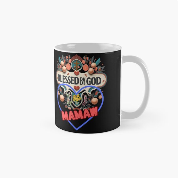Item preview, BLESSED BY GOD MAMAW designed and sold by carlos crane.