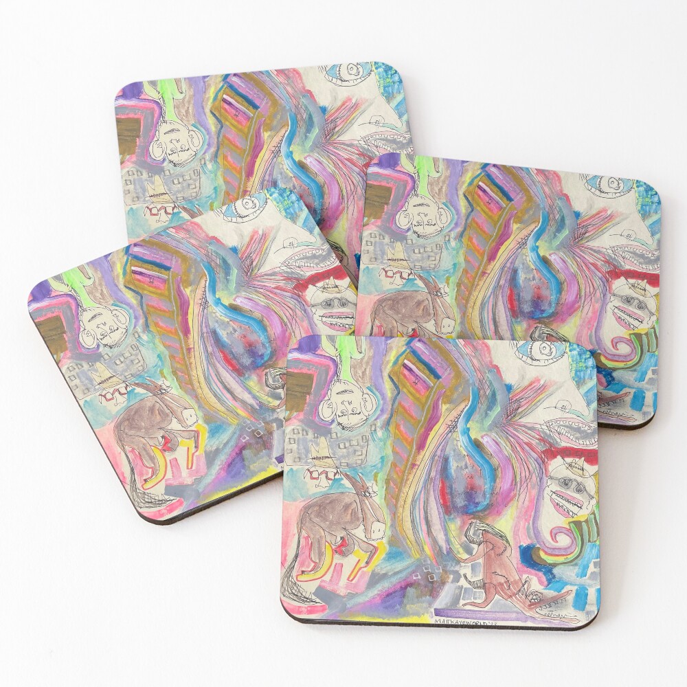Item preview, Coasters (Set of 4) designed and sold by mattkayeworld.