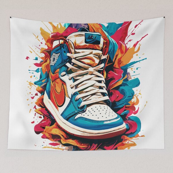 Item preview, Colorful basketball sneaker  designed and sold by Diana Staff.