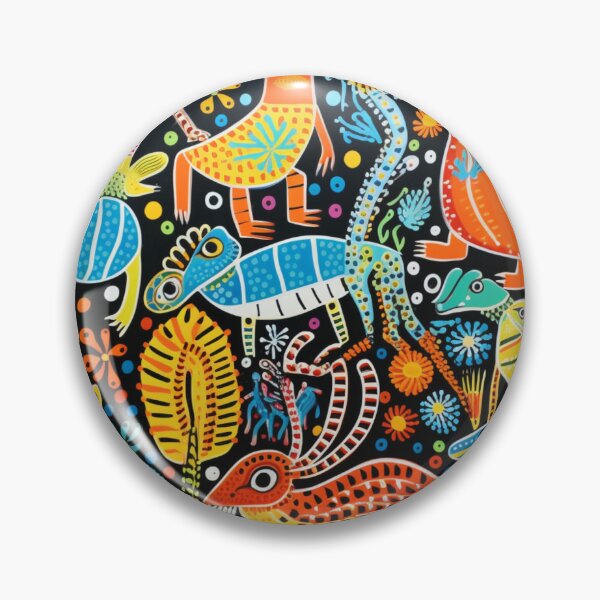 Item preview, Aboriginal Art Print - Dot Painting designed and sold by ArtbyEricG.