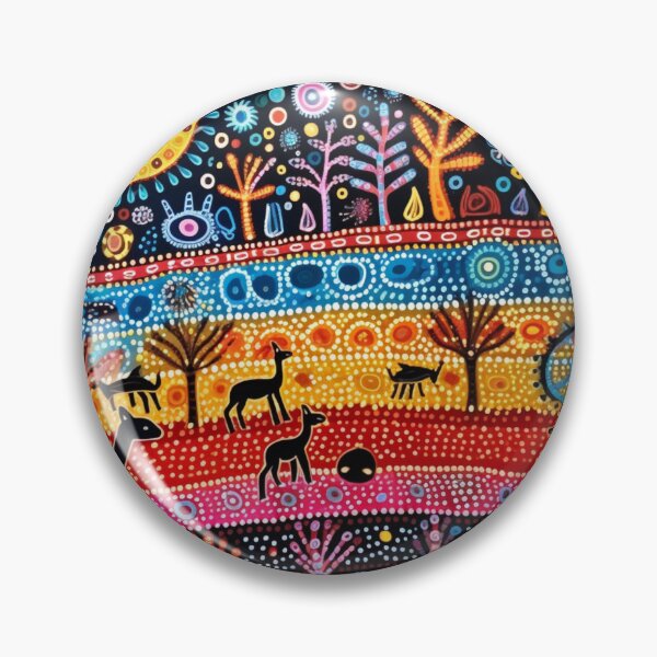 Item preview, Aboriginal Art Print - Dot Painting designed and sold by ArtbyEricG.