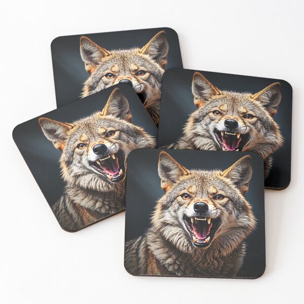 Item preview, Enchanting Wilderness A Majestic Wolf's Fiery Gaze designed and sold by Moriarty's Digital Visions.