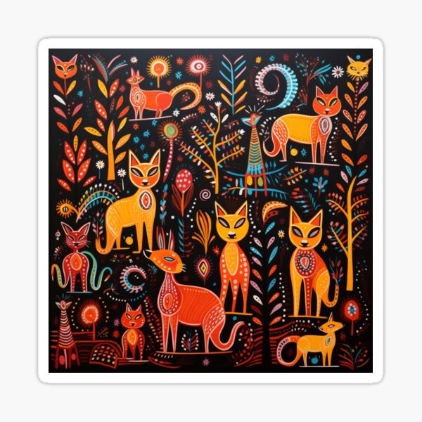 Item preview, Aboriginal Art Print - Dot Painting designed and sold by ArtbyEricG.