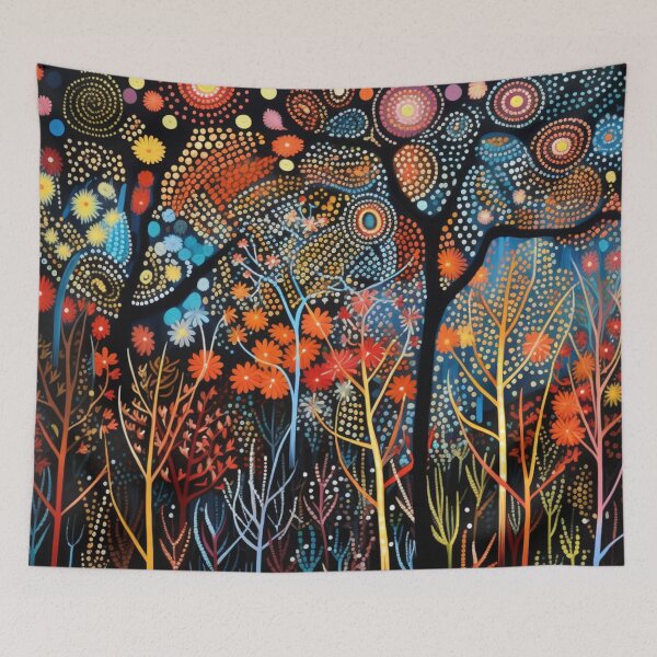 Item preview, Aboriginal Art Print - Dot Painting designed and sold by ArtbyEricG.