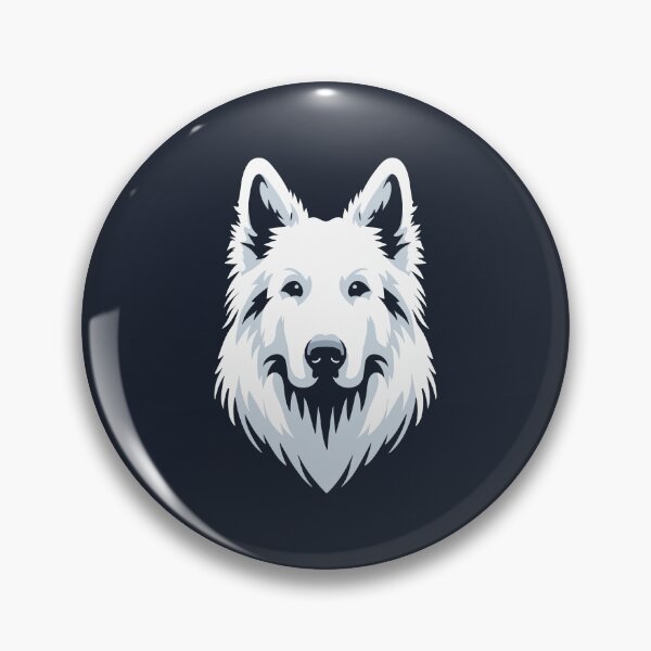 Item preview, White German Shepherd  Vector Art designed and sold by Arterx.