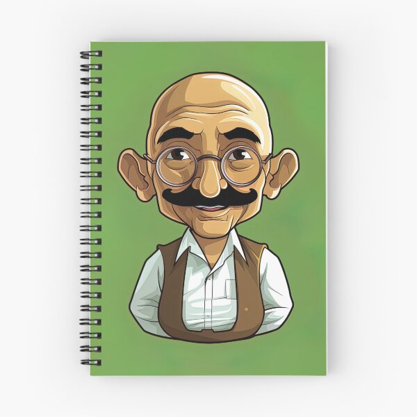 Item preview, Mahatma Gandhi | cute style designed and sold by ComicsFactory.