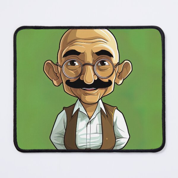 Item preview, Mahatma Gandhi | cute style designed and sold by ComicsFactory.