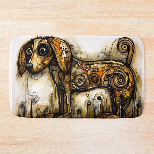 Item preview, Whimsical scrabble of Puppy designed and sold by Red Witch Art.