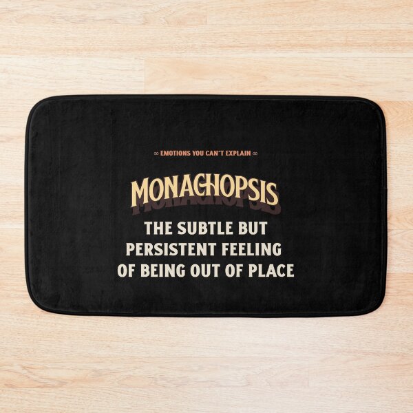 Item preview, Emotions Feelings You Cannot Explain Monachopsis  designed and sold by StudioTVDinners.