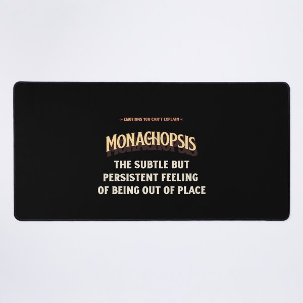 Item preview, Emotions Feelings You Cannot Explain Monachopsis designed and sold by StudioTVDinners.