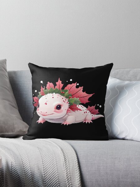Vista previa del artículo con la obra «Invierno lindo ajolote kawaii», diseñado y vendido por MindSmith.